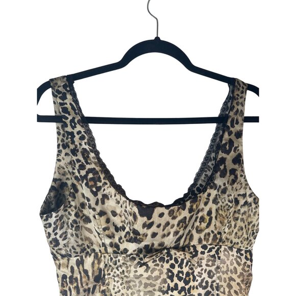 2/$30 ZARA Large Leopard Print Lace Trim Top - Picture 6 of 13